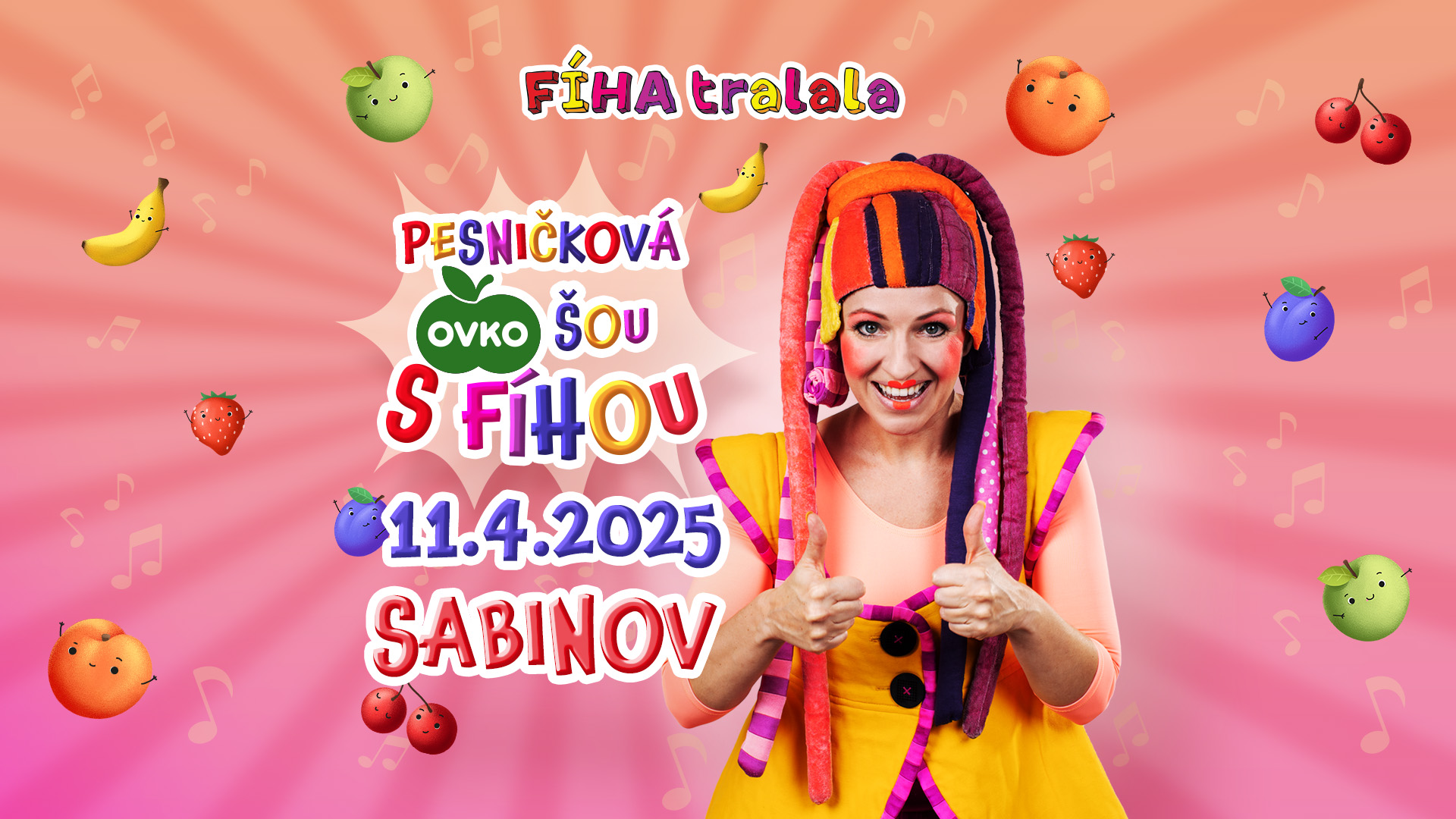 FÍHA tralala - Pesničková OVKO šou s Fíhou - Sabinov