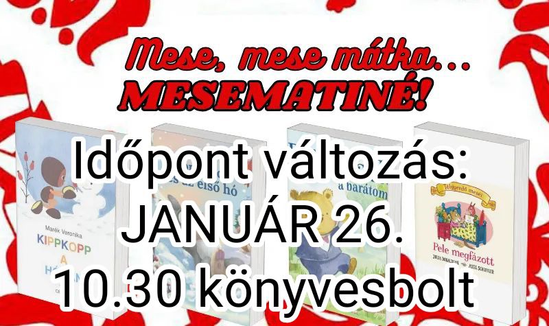 Mesematiné: JANUÁR 26. VASÁRNAP