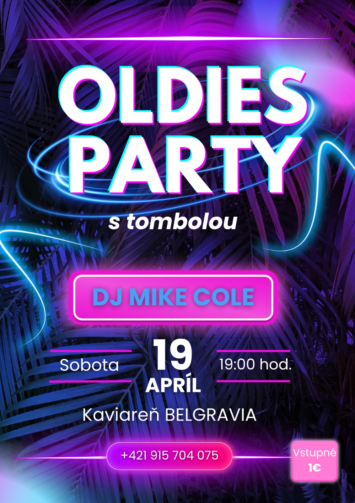 🎉 OLDIES PARTY v Belgravii