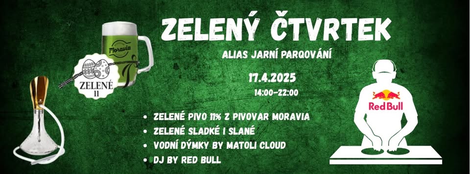 Zelený čtvrtek alias jarní PARQování