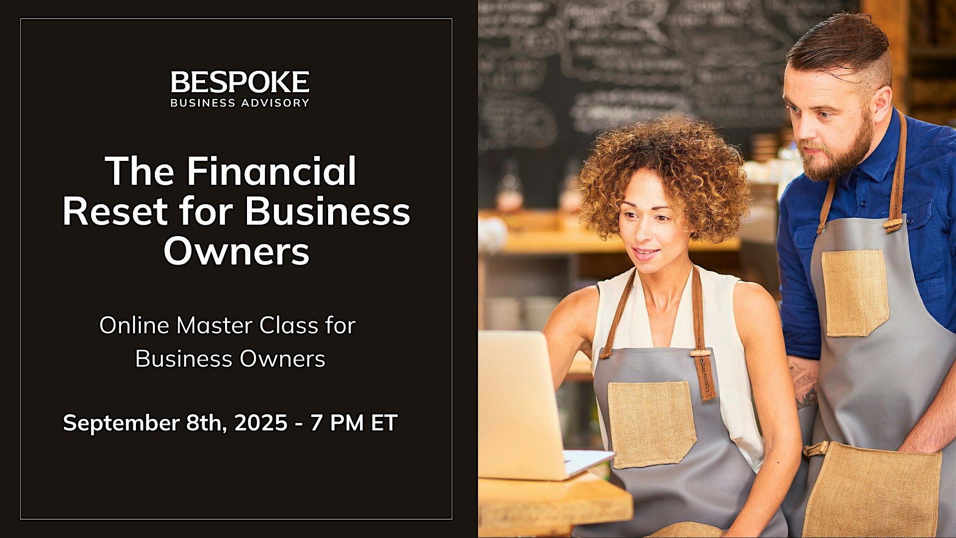 The Financial Reset for Business Owners - Online Class - Portland