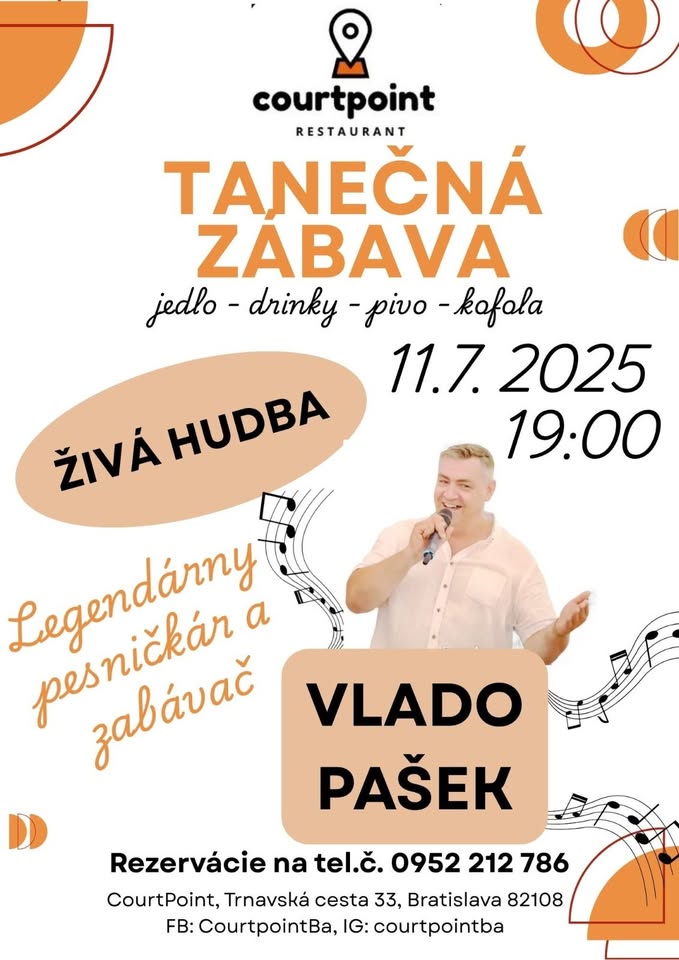Tanečná zábava s Vladom Pašekom