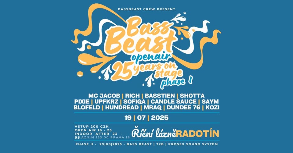 BASS BEAST 25 YEARS ON STAGE dnb openair #phase1