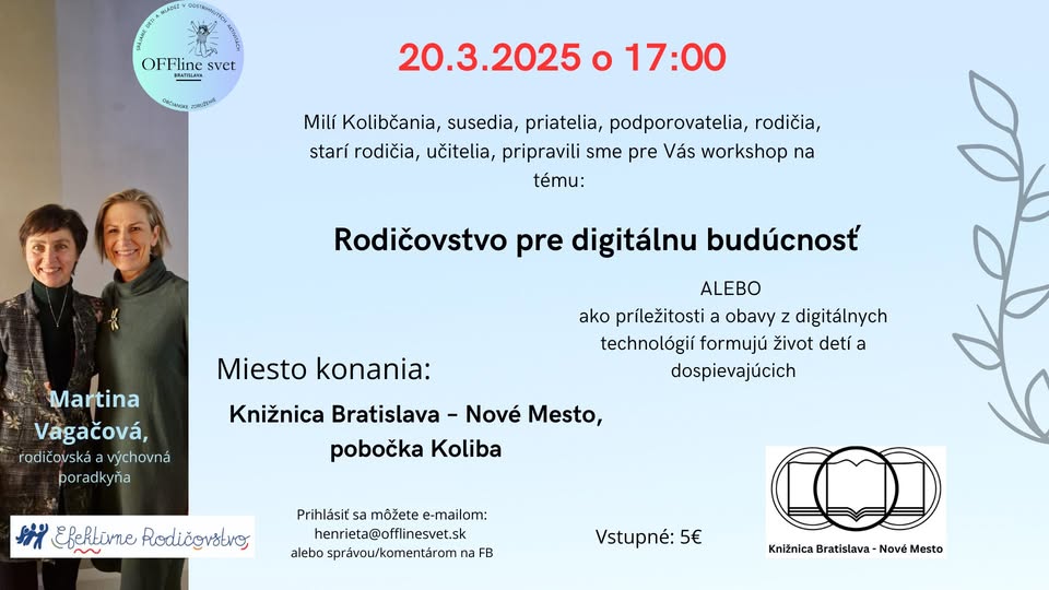 Rodičovstvo pre digitálnu budúcnosť