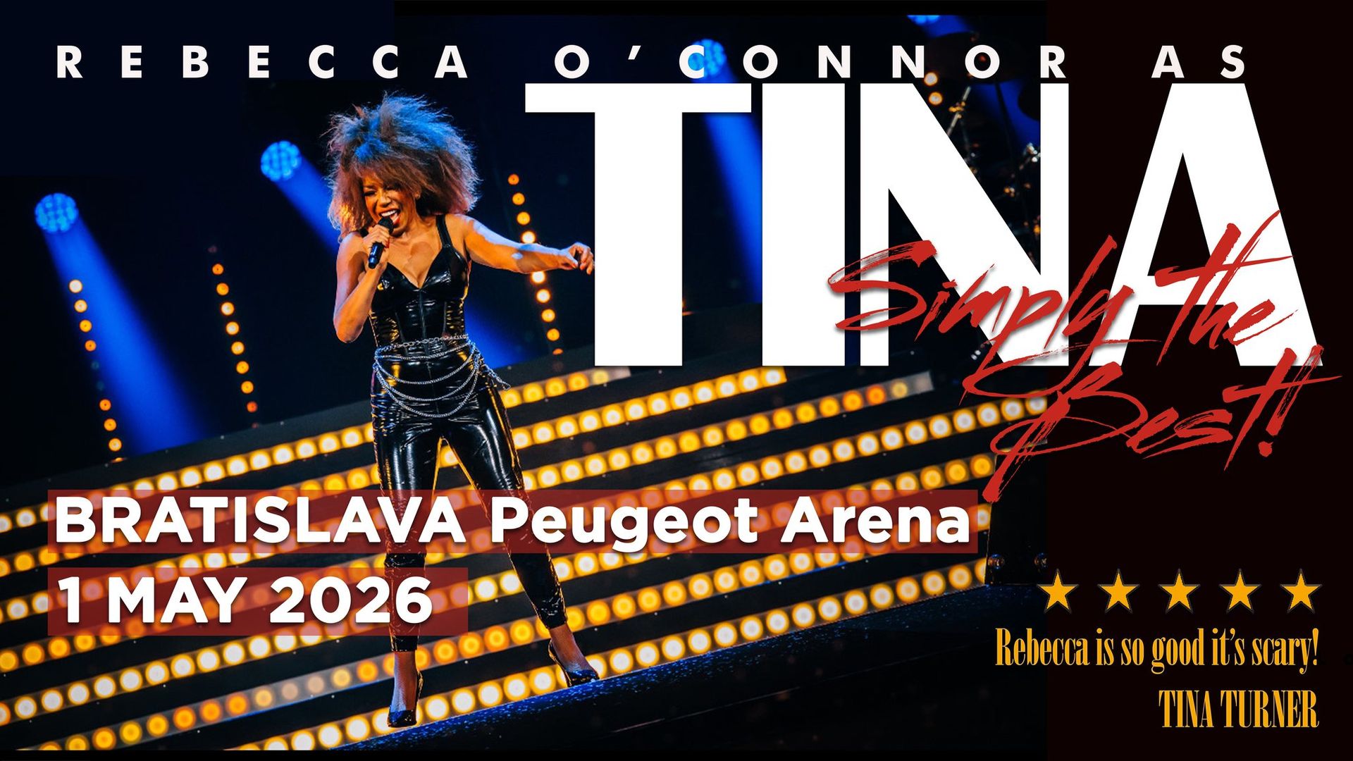 TINA TURNER LIVE SHOW WITH REBECCA O'CONNOR