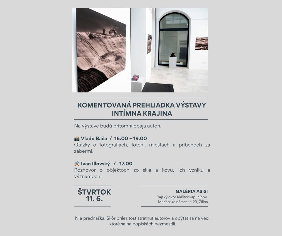 Autori na výstave: Bača & Illovský