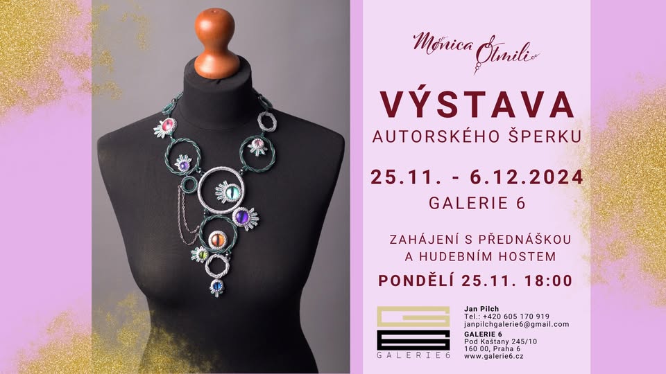 Vernisáž výstavy šperků Monica Otmili