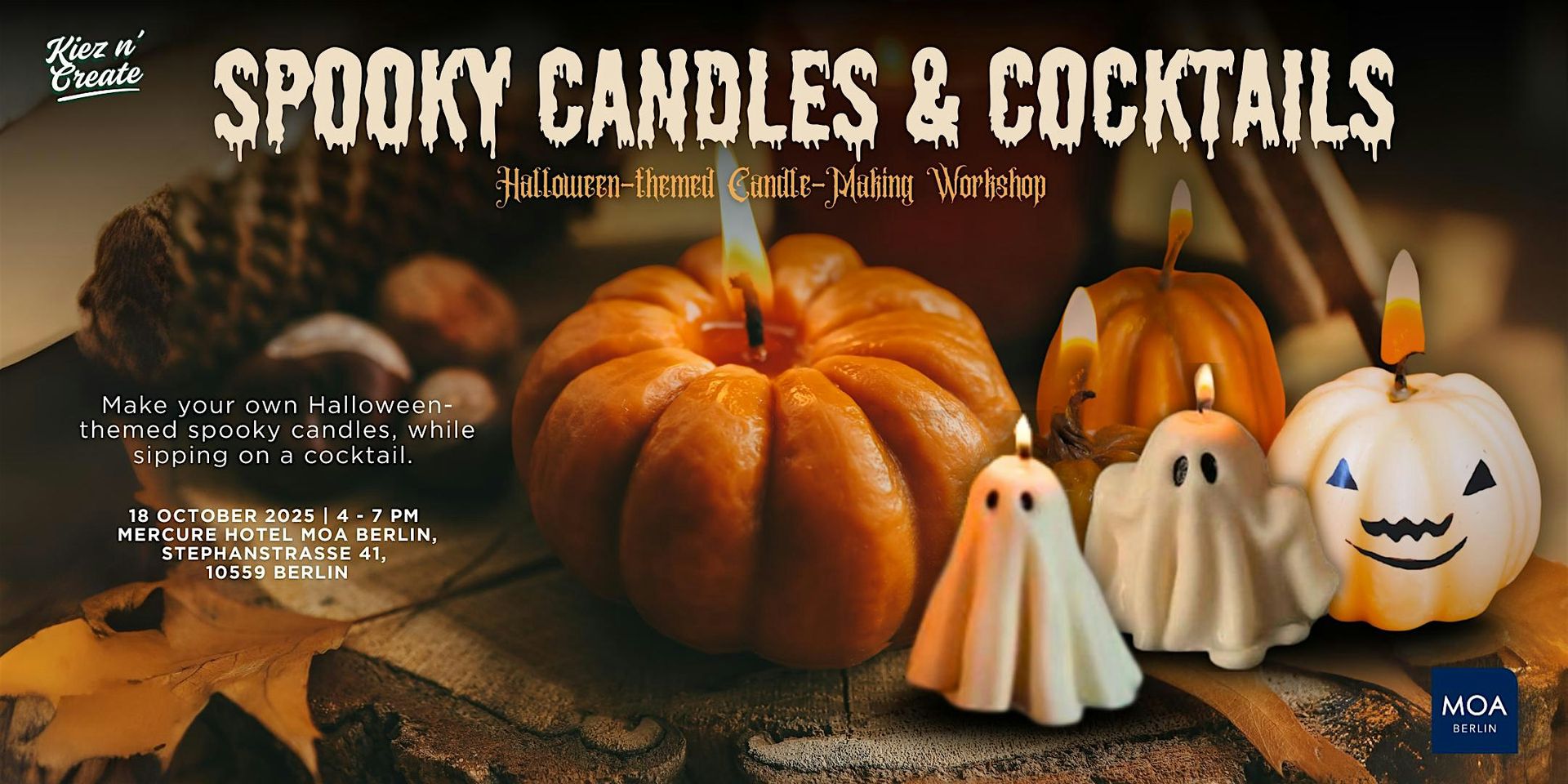 Spooky Candles & Cocktails