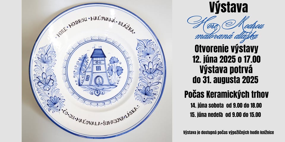 Výstava: Hore Modrou maľovaná dlážka