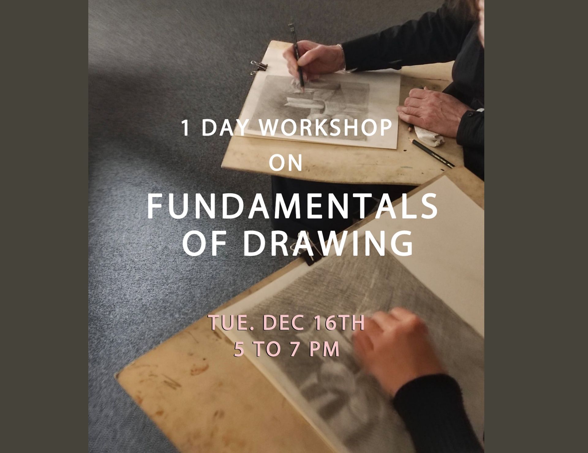 1 DAY CRASH CLASS ON BASICS OF DRAWING for beginners
