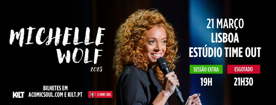Michelle Wolf – 2nd Show in Lisbon! March 21, 2025