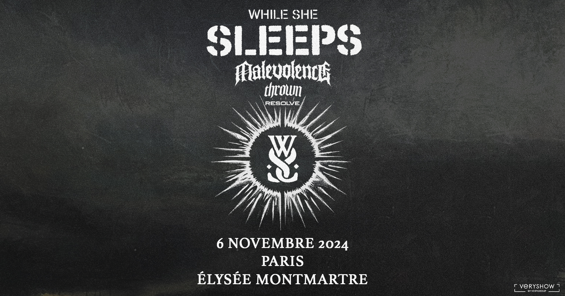 WHILE SHE SLEEPS • Elysée Montmartre • Paris