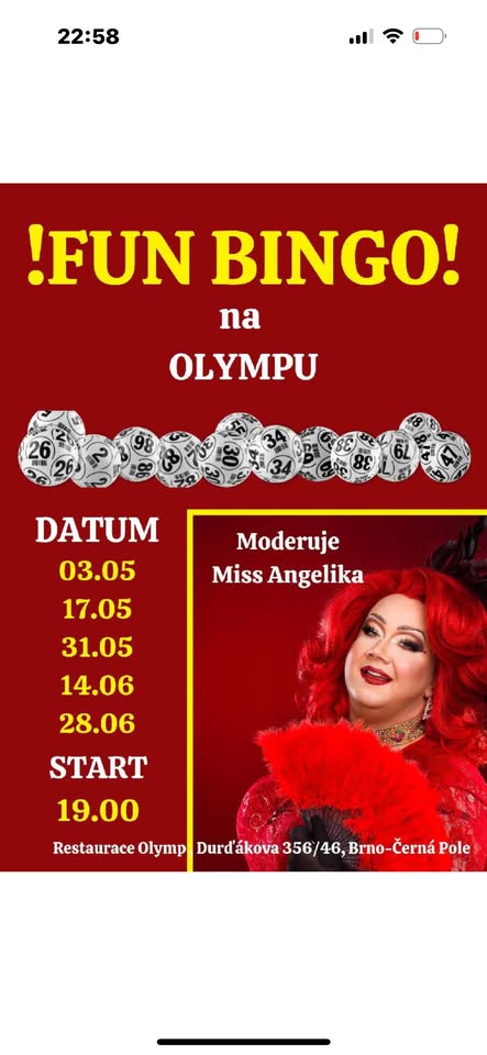 FUN BINGO NA OLYMPU.