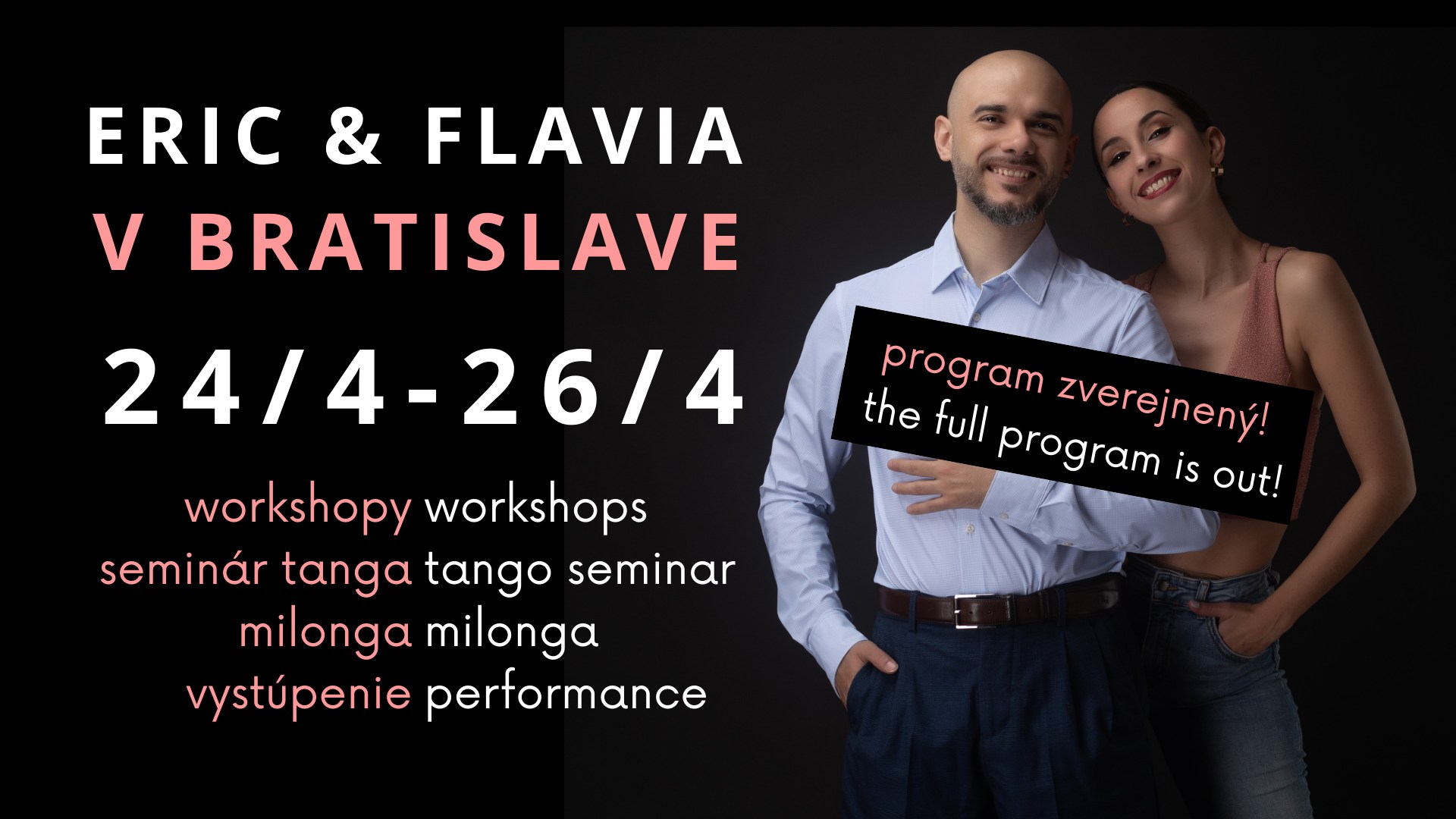 Eric Dinzel & Flavia Kohut v Bratislave