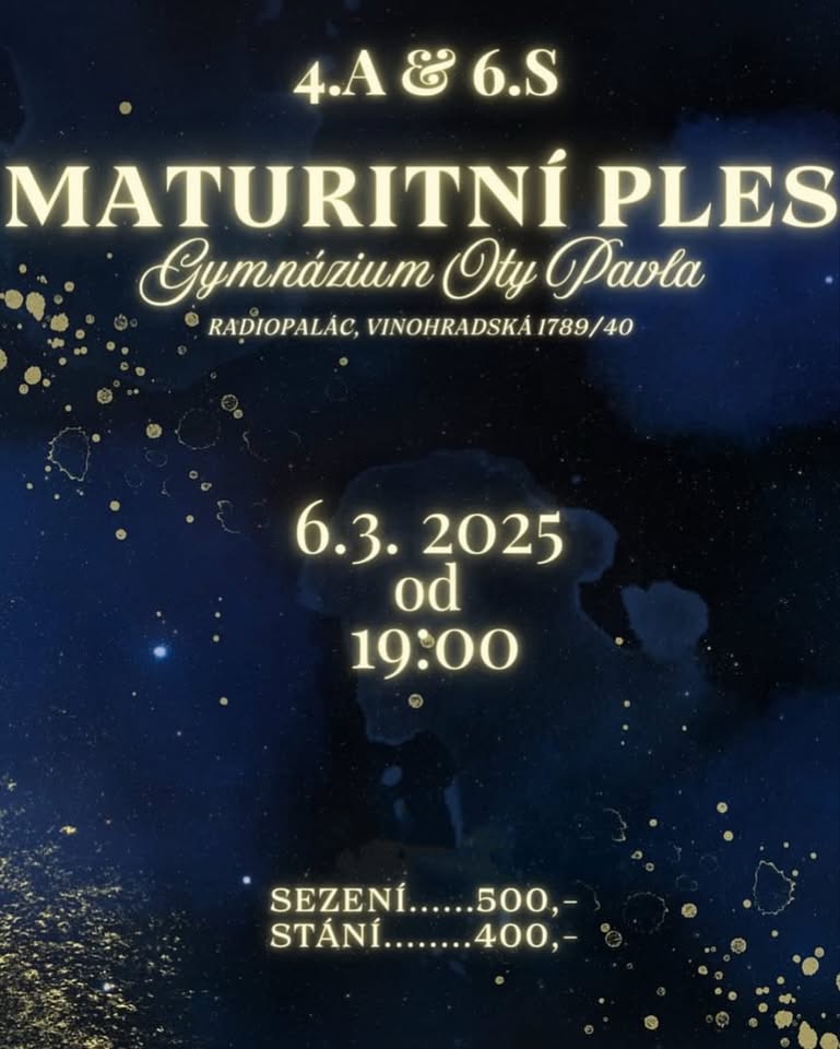 Maturitní ples Gymnázium Oty Pavla