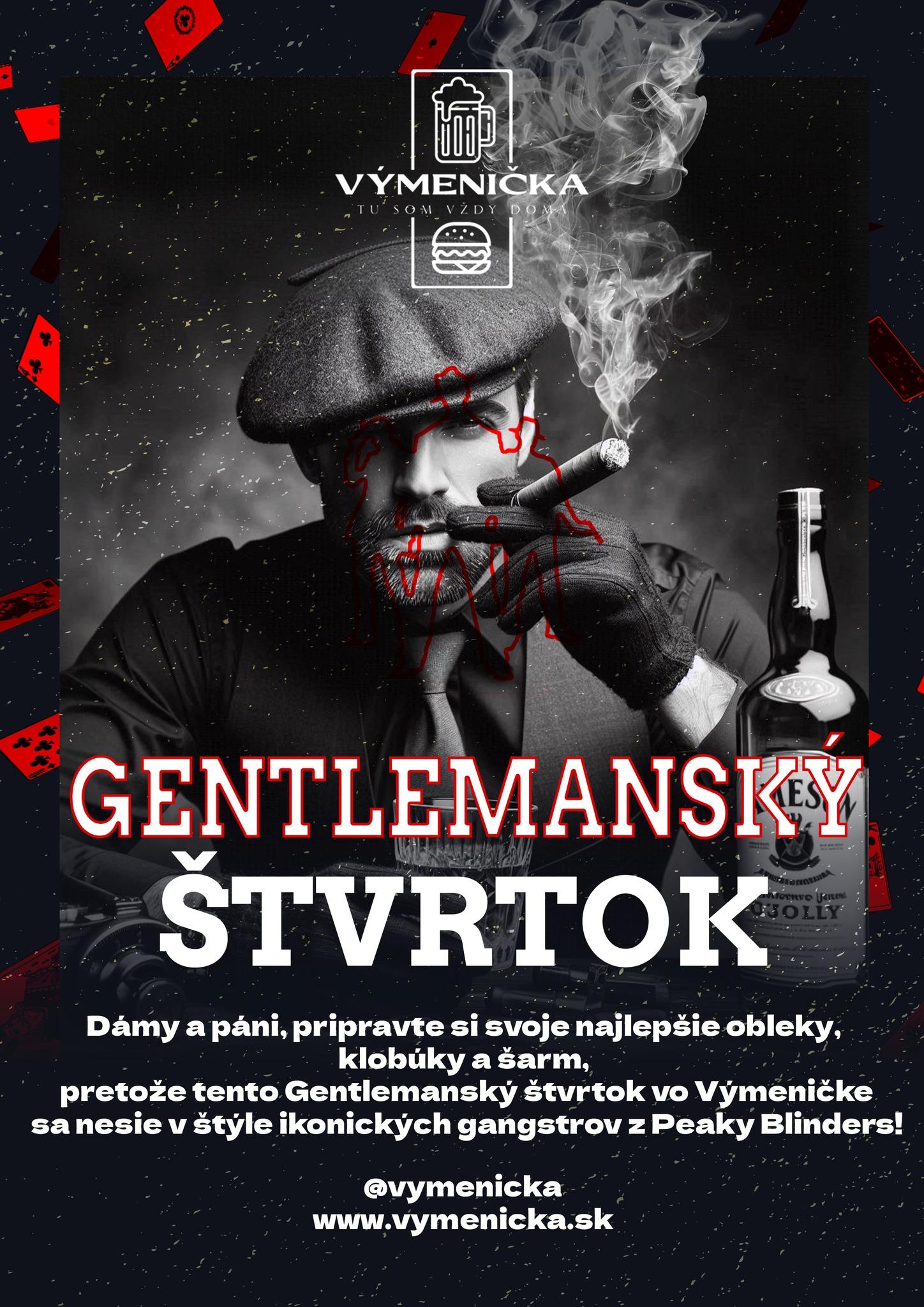 GENTLEMANSKÝ ŠTVRTOK: STAŇ SA GANSTEROM Z PEAKY BLINDERS!