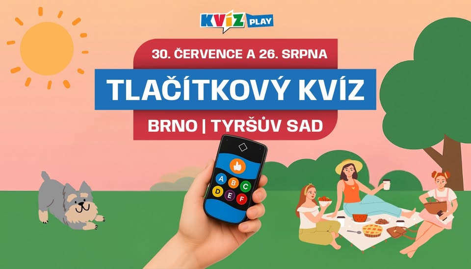 TLAČÍTKOVÝ KVÍZ PLAY pod širákem | Chytrý kvíz | Brno