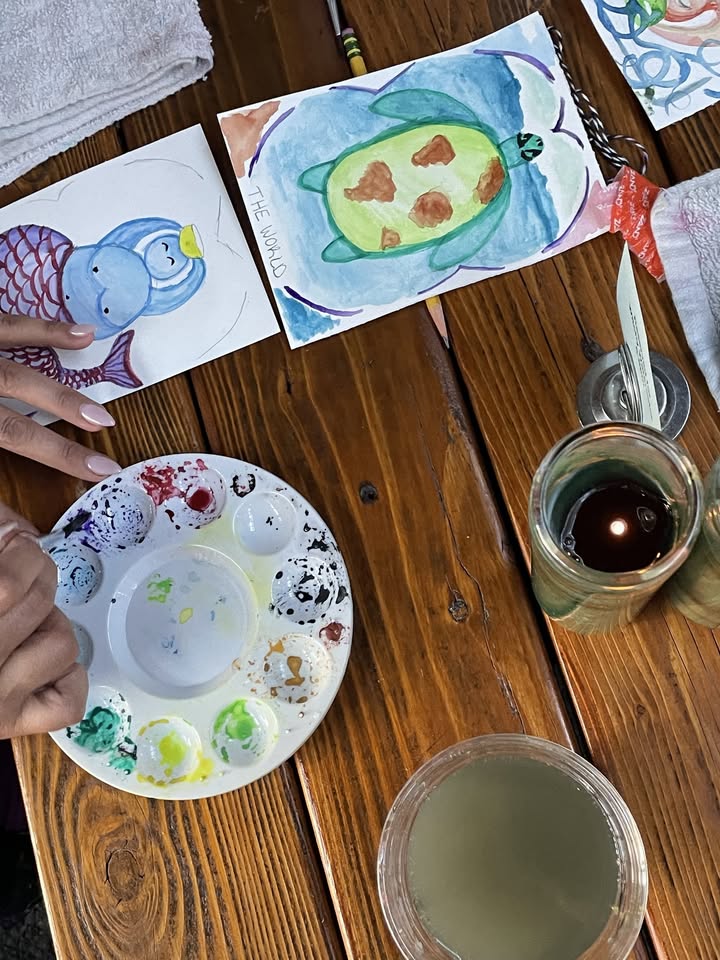 Witchy Watercolor & Tarot