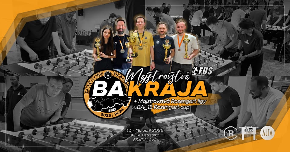 FUS Majstrovstvá Bratislavského kraja 25/26 🧡 +MSR ROSENGART LIGY 🏆🇸🇰