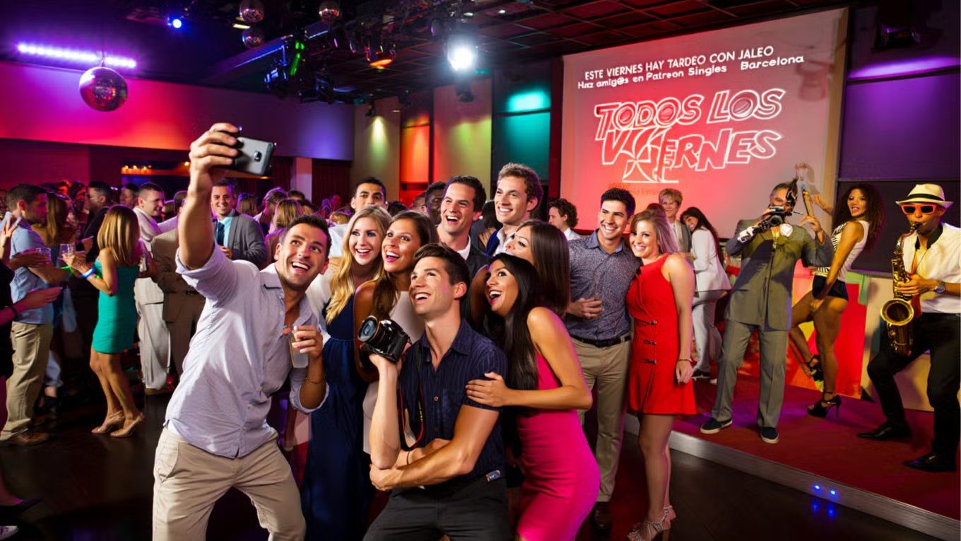 UNDER 45. 🤩❤️🍹FRIDAY LATE YOUNG PEOPLE IN JALEO, MAKE SINGLE FRIENDS.
