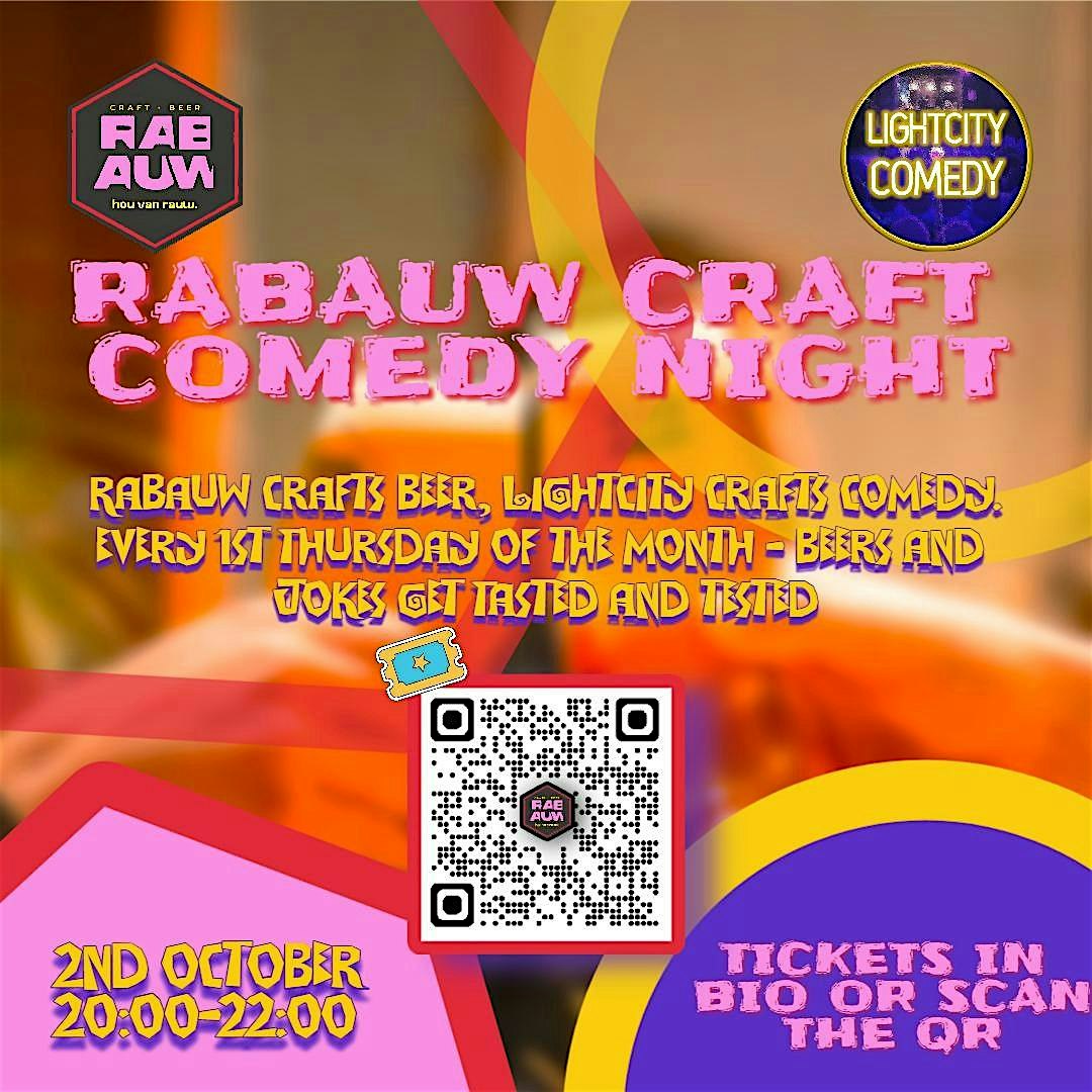 6-NOV: **RABAUW** Craft Comedy Night (English), Strijp-S