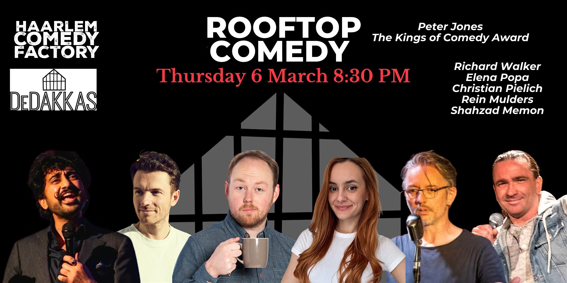 Haarlem Rooftop Comedy  | March edition