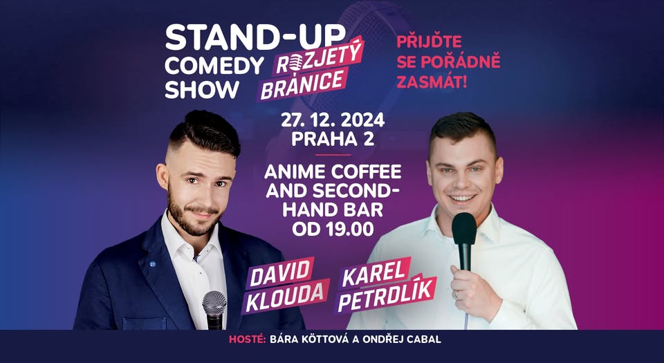 Stand-up Comedy Show ROZJETÝ BRÁNICE v Praze