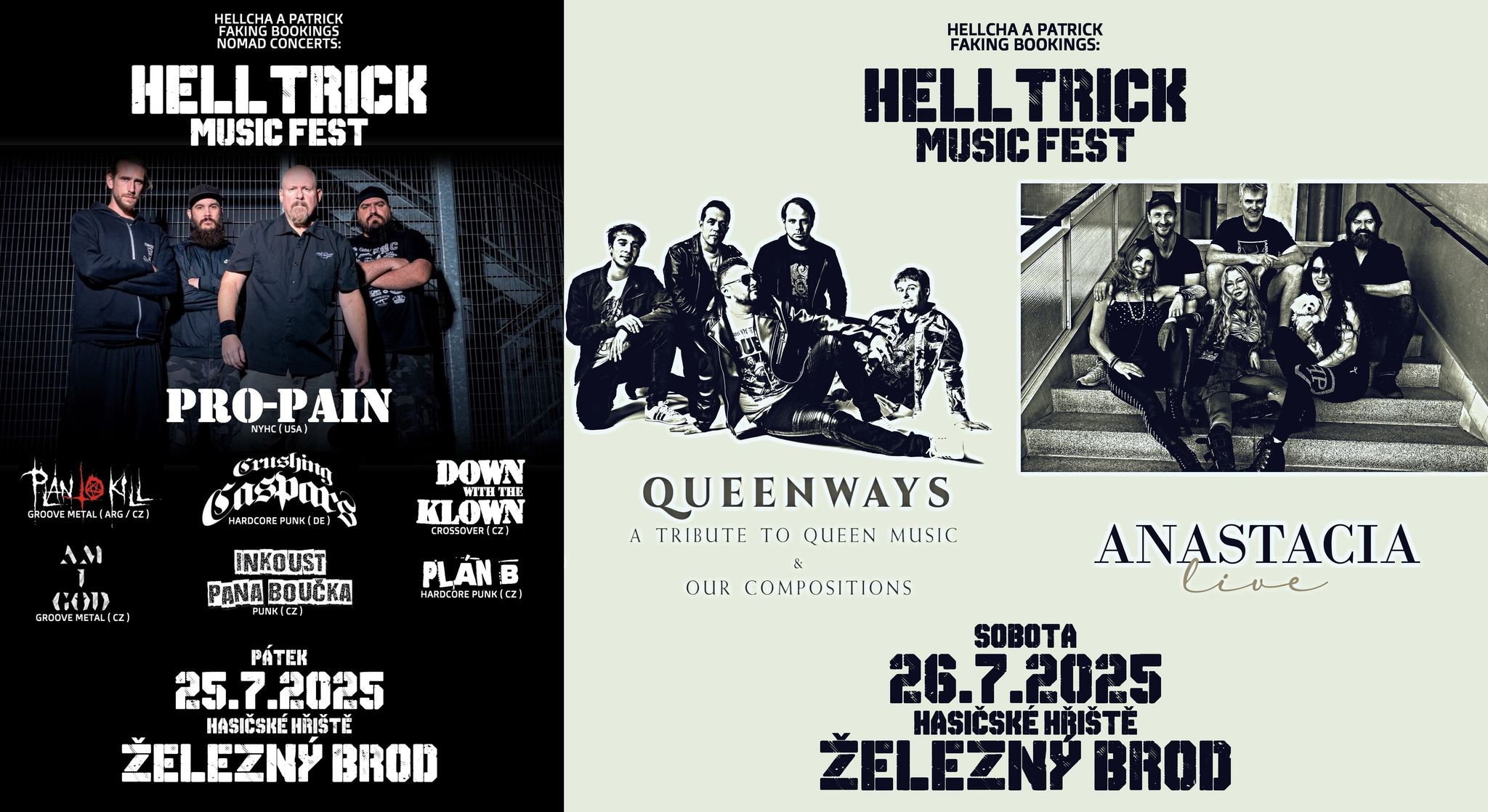 HELLTRICK MUSIC FEST | 2 DNY | 12 KAPEL | ŽELEZNÝ BROD