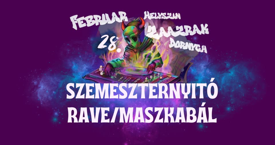 💥Maszkbál, rave, feral and fabulous beöltözős buli - prostě ott akarsz lenni!! 🔥
