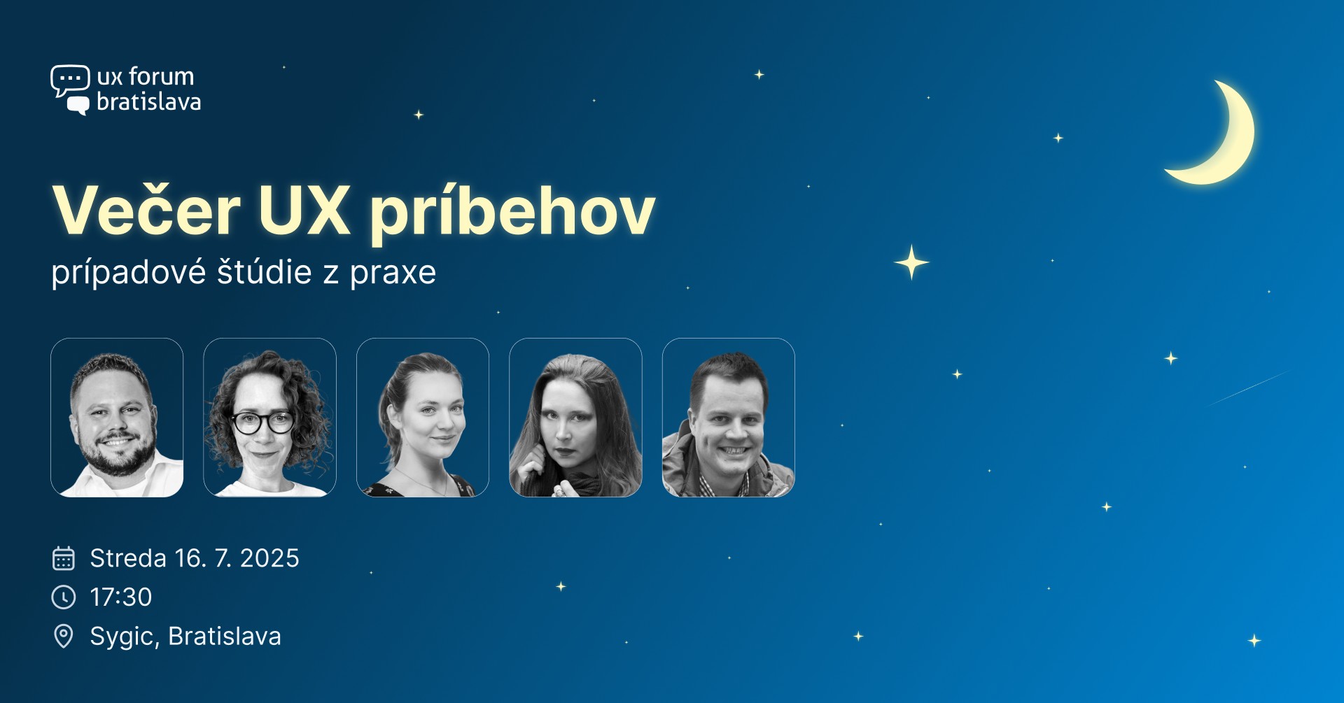 Večer UX príbehov: prípadové štúdie z praxe