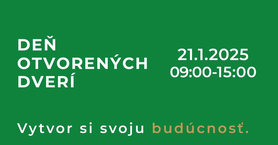 DEŇ OTVORENÝCH DVERÍ
