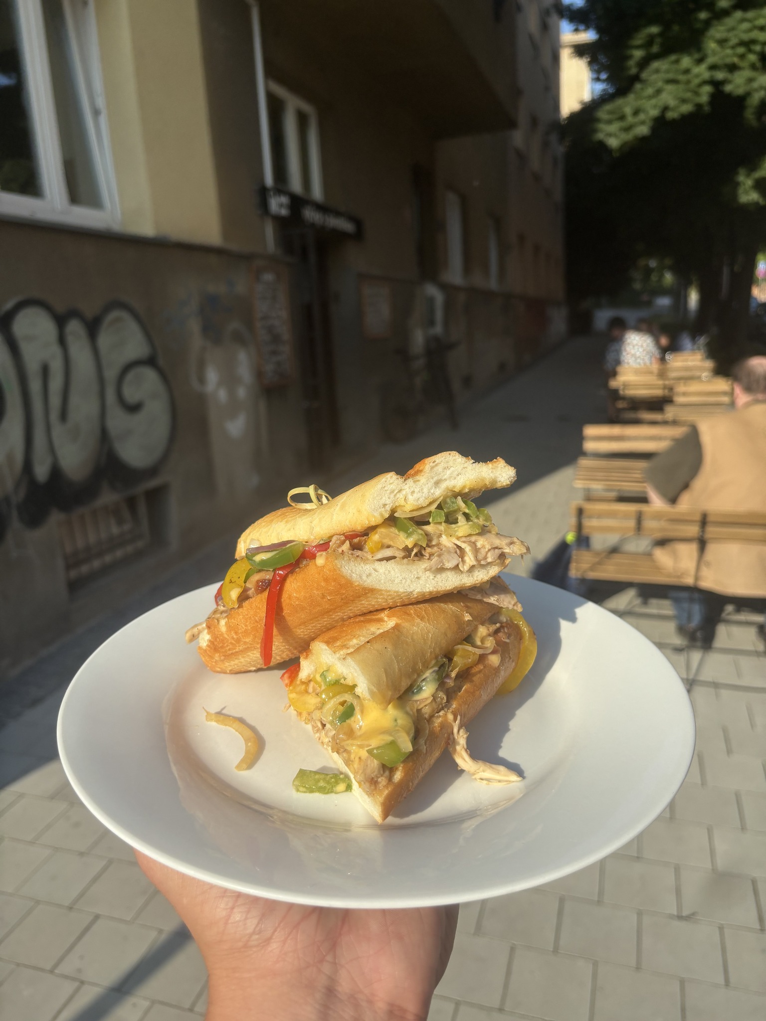 Chicken Philly Cheese sendvič