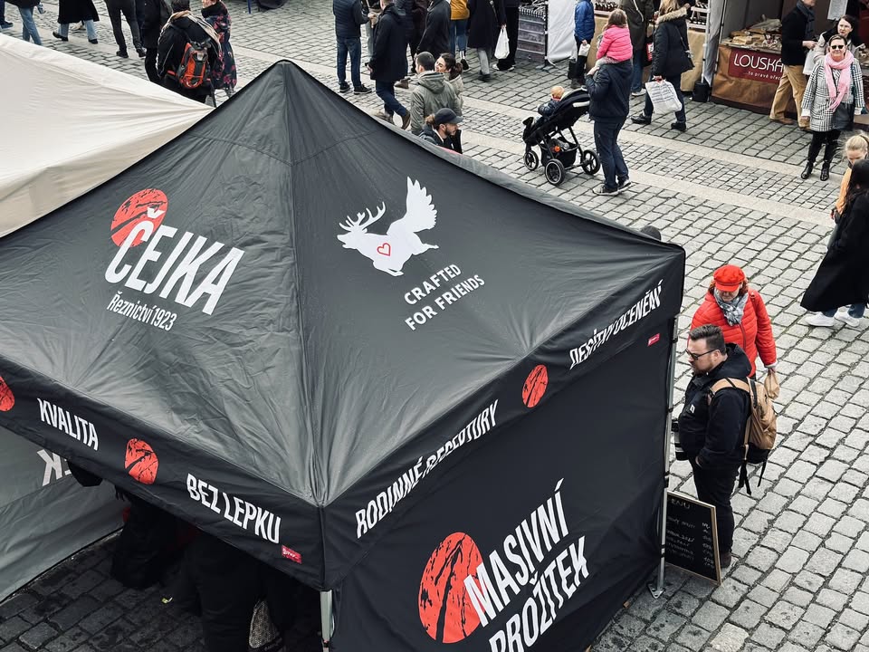 Stánek Řeznictví ČEJKA na NÁPLAVCE