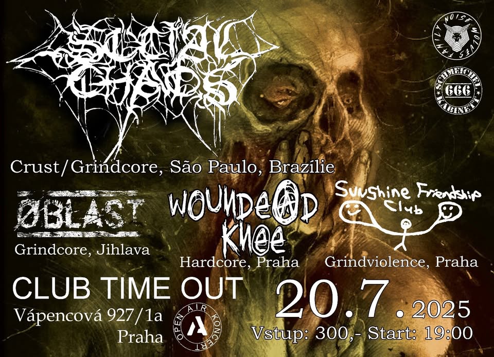 SOCIAL CHAOS, oblast, woundead knee, sunshine friendship club
