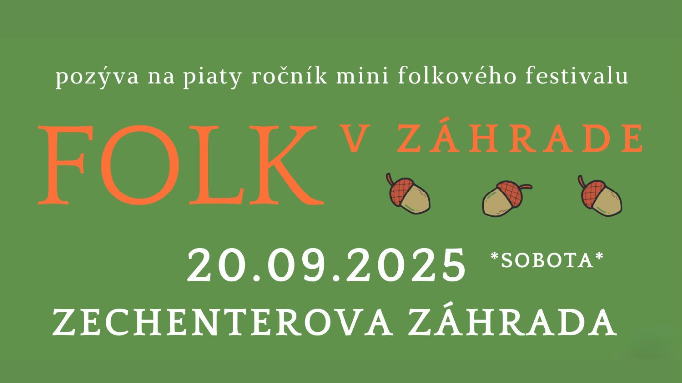 Folk v záhrade 2025 🍂