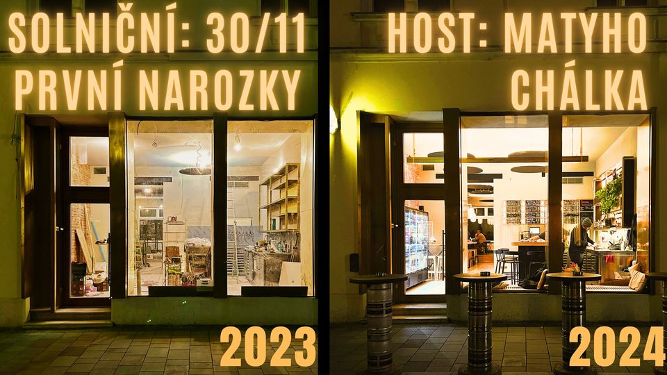 Solniční slaví 1. narozeniny! 🎂 S Matym a tím nejlepším, co splašíme.
