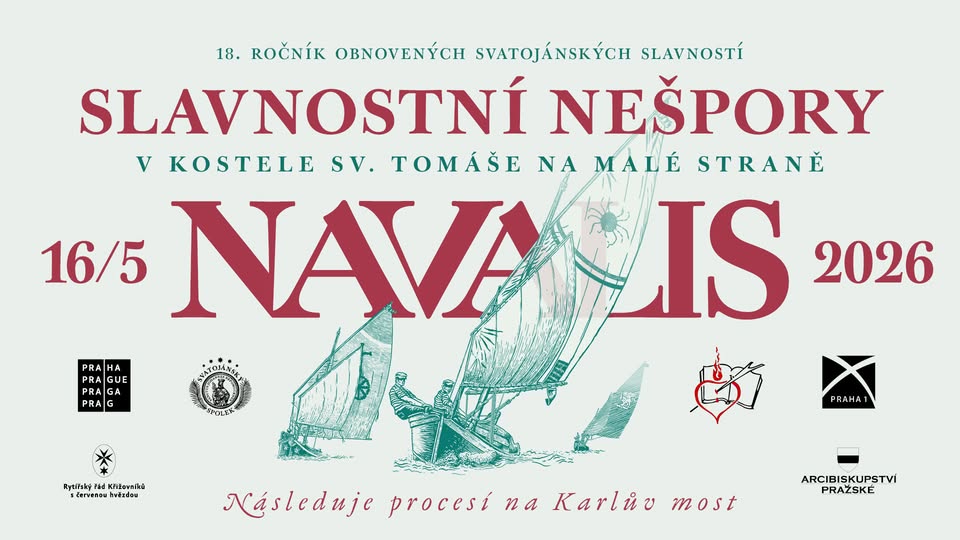 Slavnostní Nešpory v kostele sv. Tomáše a procesí na Karlův most
