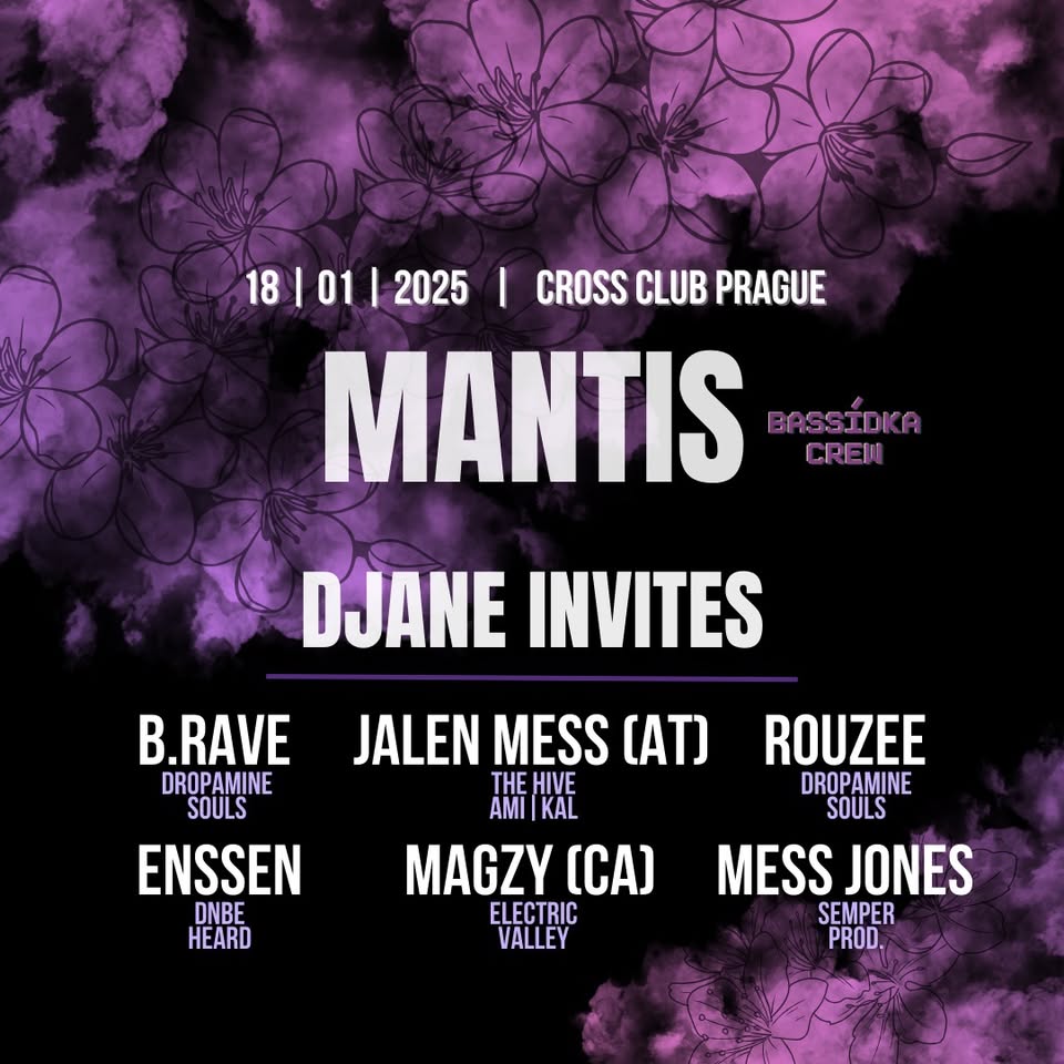 Mantis DJane invites 🎀 | 18.01.2025 | Cross Club
