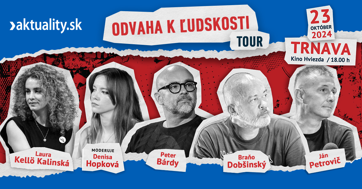 ODVAHA K ĽUDSKOSTI TOUR – diskusia Aktuality.sk