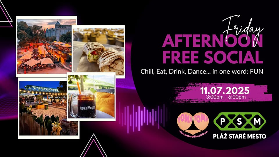Friday Afternoon FREE Social by #TomaFamily