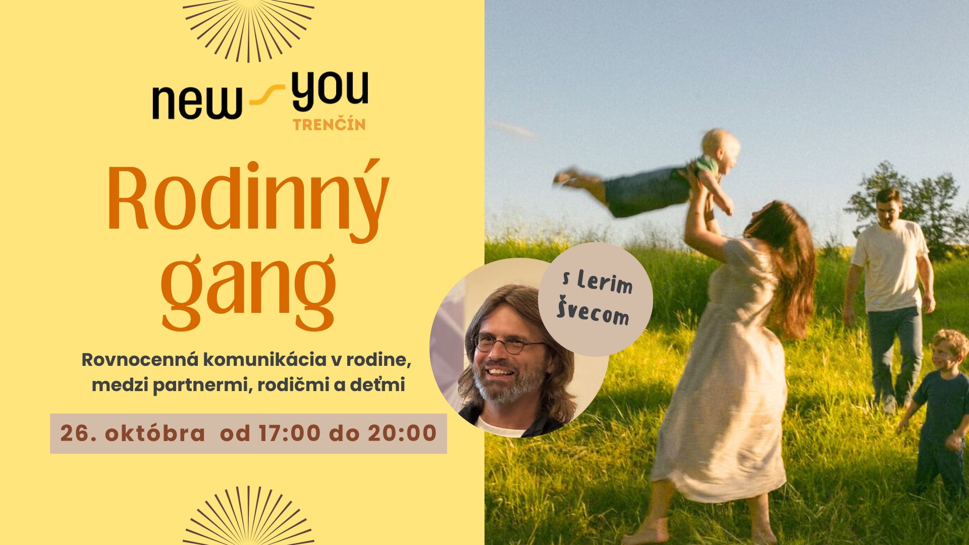 Rodinný gang – Rovnocenná komunikácia v rodine | Trenčín