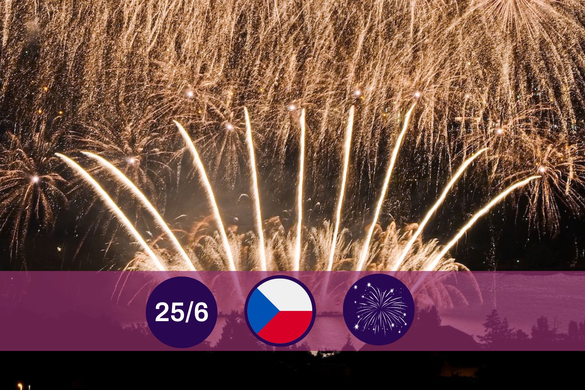 IGNIS BRUNENSIS ohňostroj CZE fireworks / přehrada lake