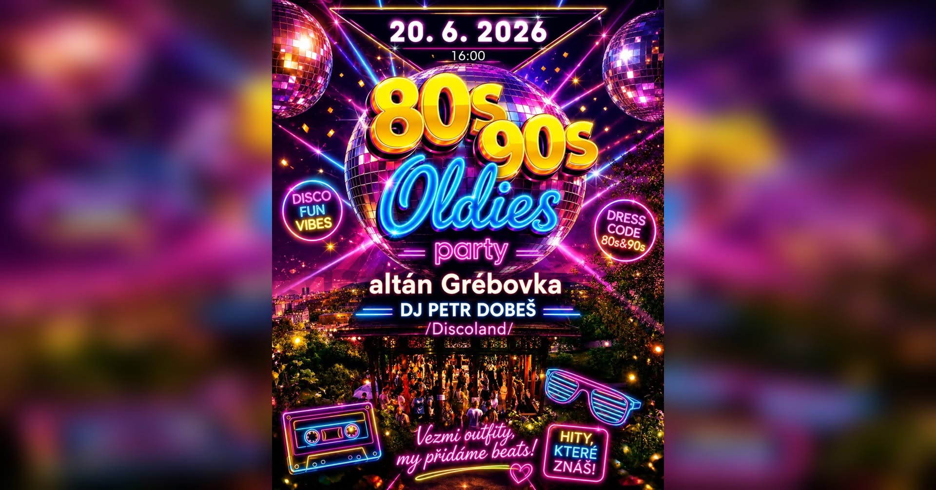 🎶 ALTÁN GRÉBOVKA 80´s & 90's ✨ | OLDIES PARTY v Grébovce 🕺💿