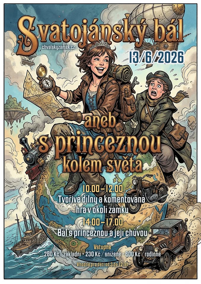 Svatojánský bál aneb s princeznou kolem světa 👑
