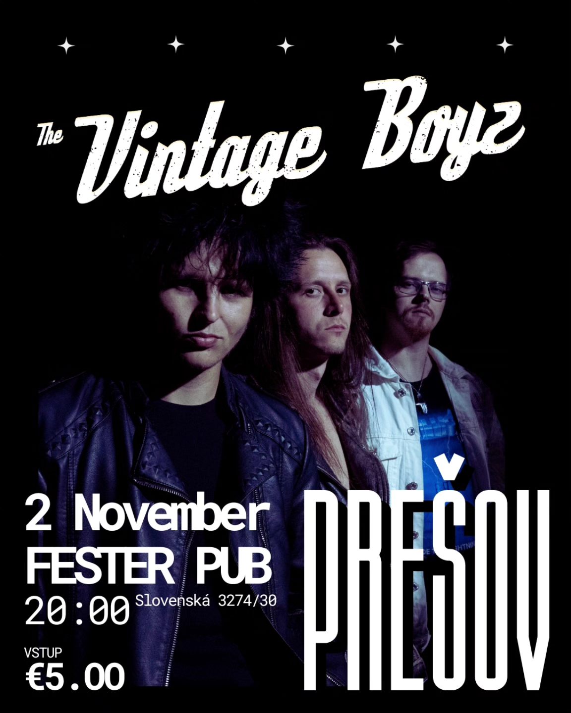 Vintage Boyz naživo v Prešove!