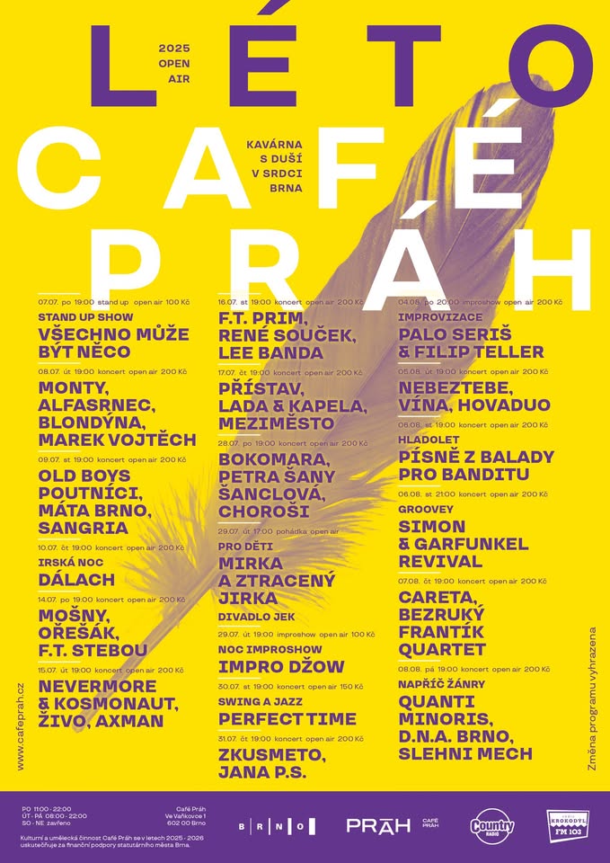 KONCERT OPEN AIR | Quanti minoris, D.N.A. Brno, Slehni mech