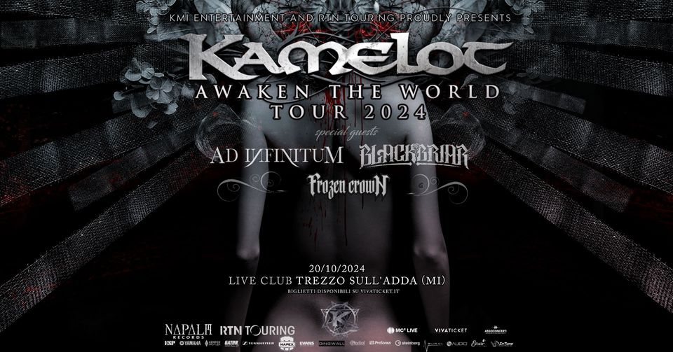 Kamelot - Awaken The World Tour | Trezzo sull'Adda, Live Club