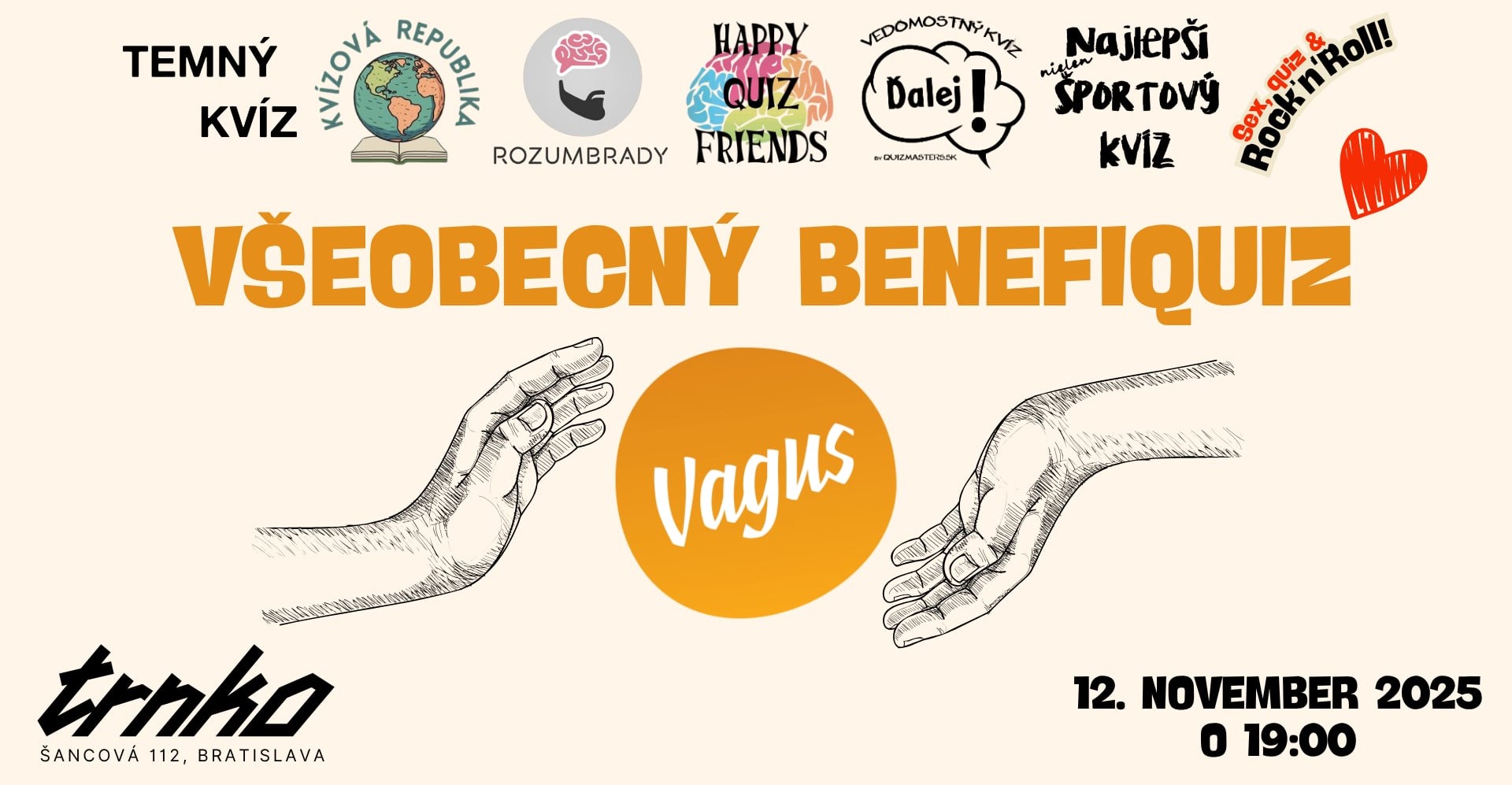 Všeobecný BenefiQuiz s OZ Vagus