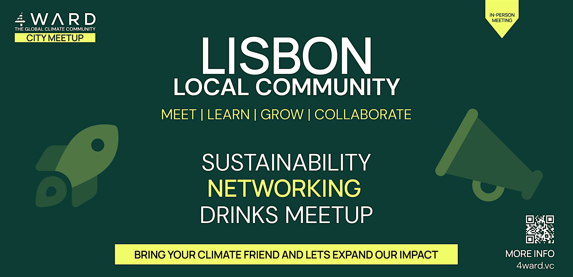 4WARD Global Climate & Sustainability Networking Meetups Lisbon