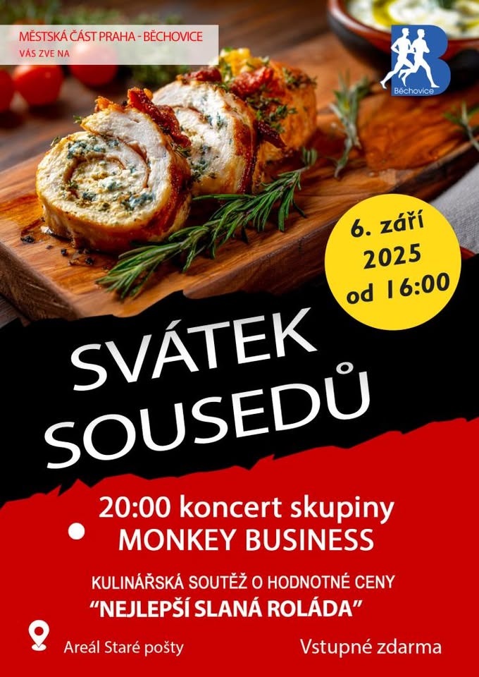 🎉 Svátek sousedů v Běchovicích 2025